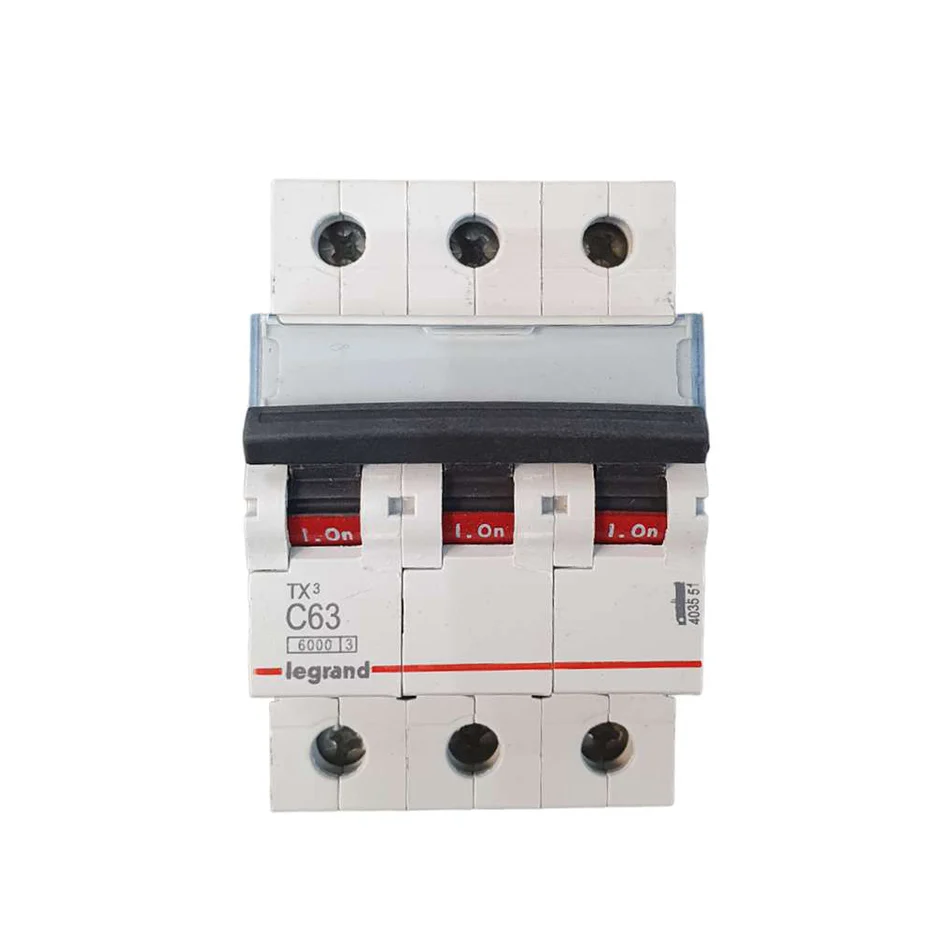 Legrand Circuit Breaker 63A Din MCB 3 Pole