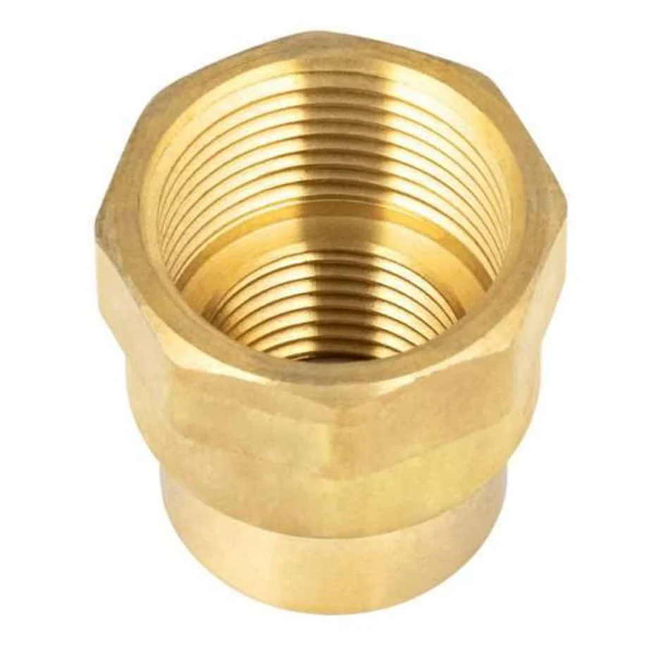 Brass Hex Socket 20 x 15mm