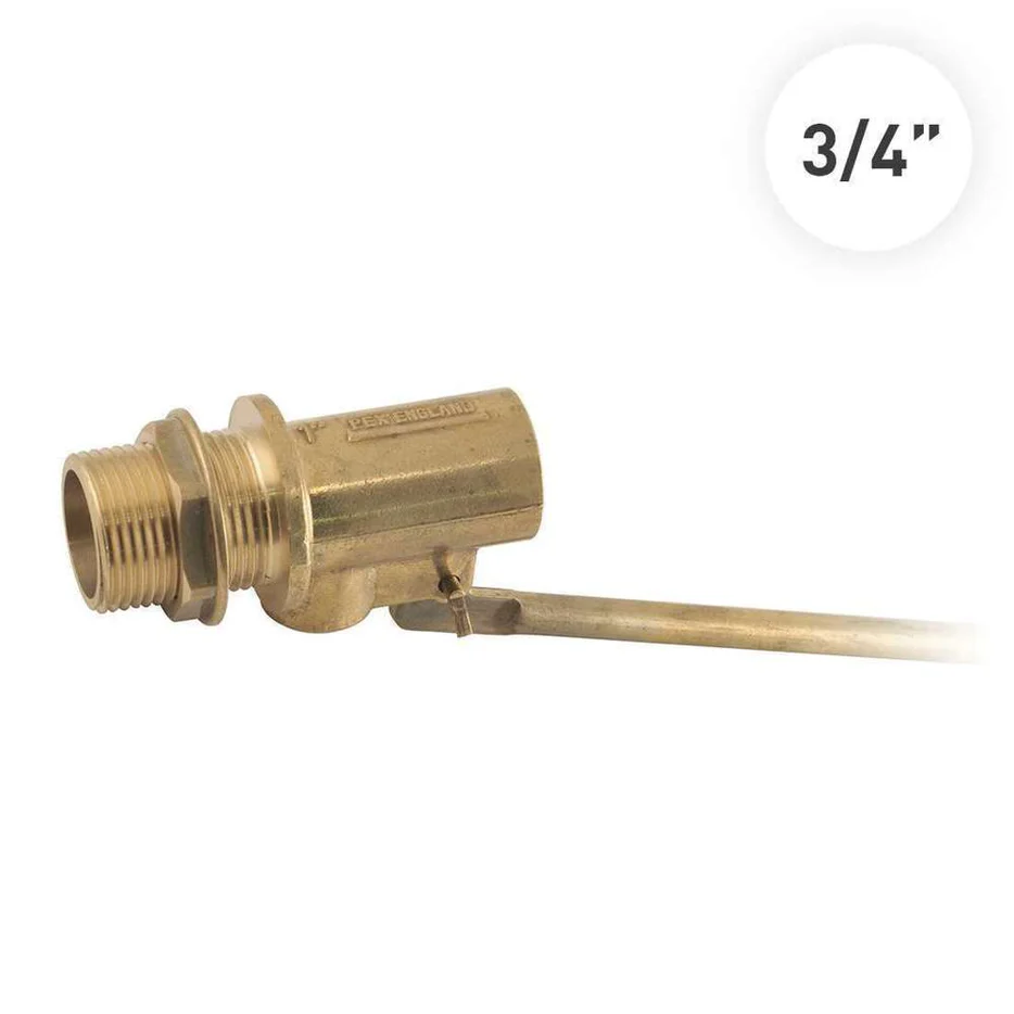 Pex Float Valve 3/4″ MOH Brass w/ Brass Piston