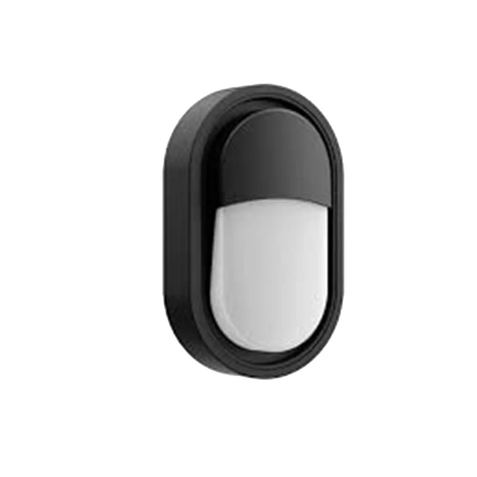 Liper Oval Surface Light Black WeatherProof Warmwhite IP65 20W