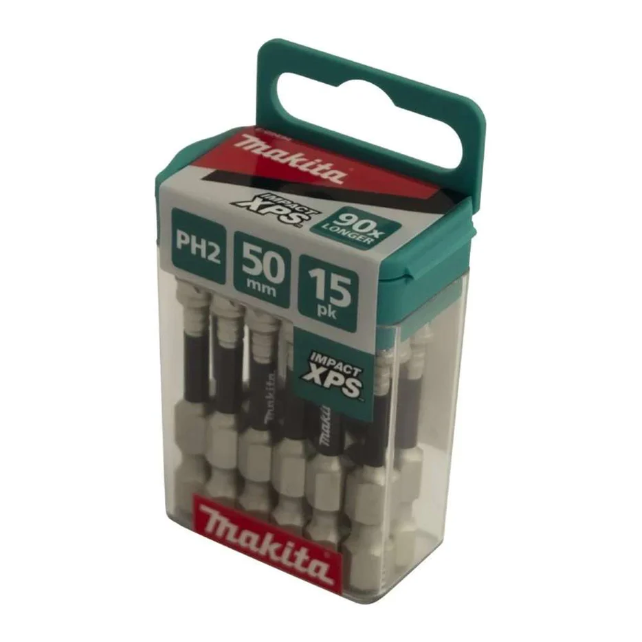 Makita Impact XPS PH2 x 50mm Power Bit 15PK